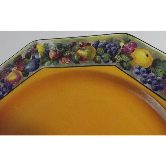 2 Vintage Regal Ware R P Co Octagon Plate Lot #5 Made in England Regal Pottery - Picture 7 of 12